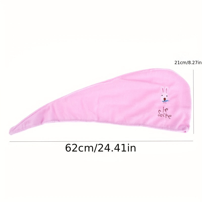 Microfiber Hair Towel Soft Drying Cap Absorbent Quick Drying Hair Wrap Towel