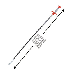 Toilet Dredging Tool 4 Claws Sewer Pipe Dredger Clogged Clamps