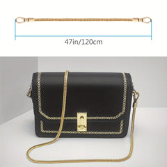 Metal Chain Strap for Bag Durable Reusable Shoulder Replacement Lightweight