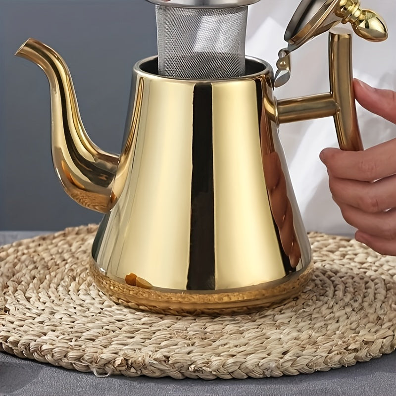 Stainless Steel Water Kettle TeaPot Thicker With Filter Hotel Tea Pot Coffee Pot