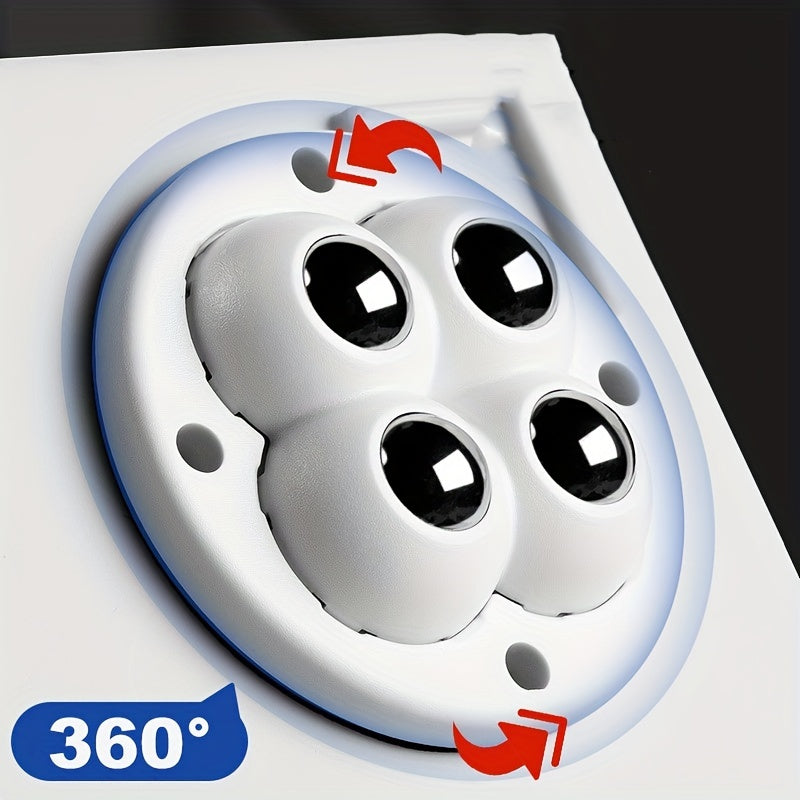 Set of 4 Self Adhesive Caster Wheels Mini Swivel Wheels 360 Degree