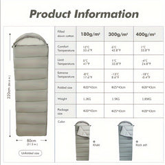 Winter Waterproof Envelope Sleeping Bag