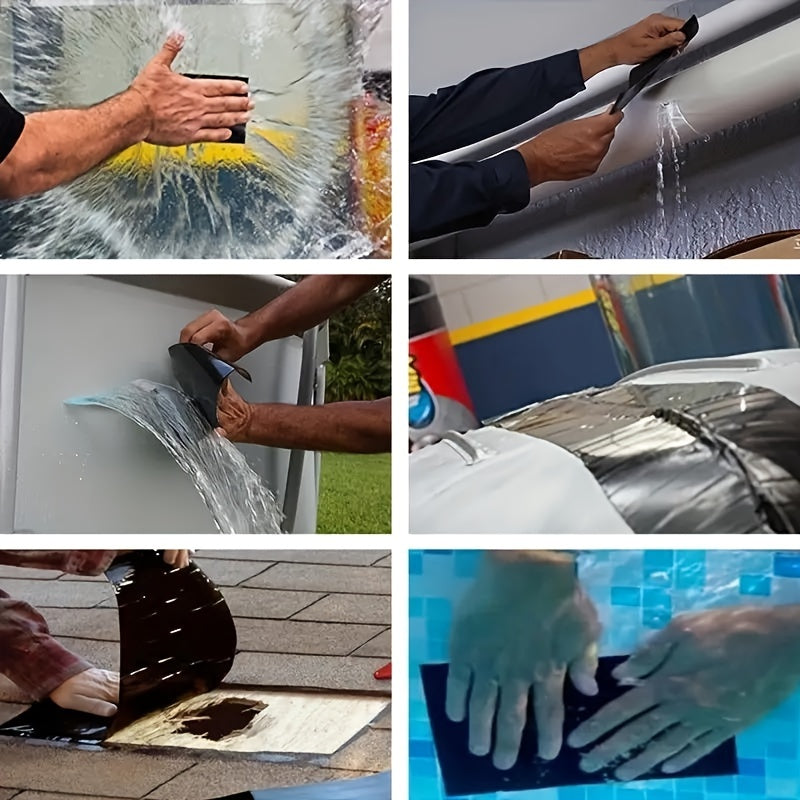 Waterproof Glue Tape Stops Leaks Instantly for Outdoor Gardens and Pipes