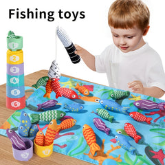 Colorful Fabric Fishing Set for Infants