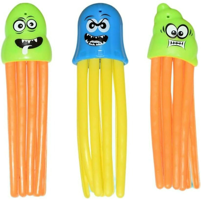 Kids Octopus Bath Toy with Smiling Faces