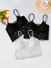 3pcs Lace Underwear Cami Bra Set for Teens 13-20 Years