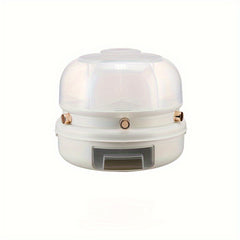 360 Rotating Grain Dispenser Kitchen Beans Container Airtight Grain Box