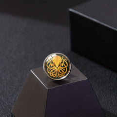 Steampunk Kazoo Symbol Collar Pin Shirt Charm