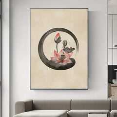 Lotus Poster Artwork Painting Wall Modern Art Picture Room Decoration