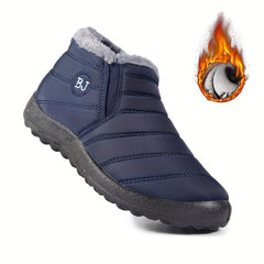 Winter Snow Boots Waterproof Comfortable Slip On Outdoor Shoes