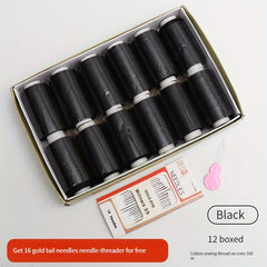 402 Small Roll Sewing Machine Thread Set 1 Box Needle Thread