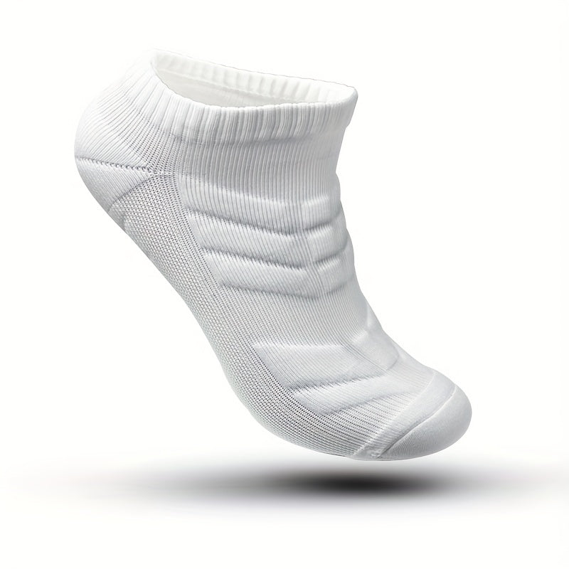 Breathable Cushioned Ankle Socks for Men - 4 Pairs
