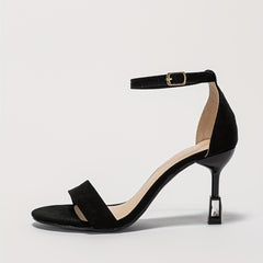 Women's Stiletto Heeled Sandals Buckle Strap Open Toe Heels