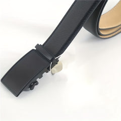 Casual Business Boys' Trousers Belt Men's Belt Automatic Buckle 3 Wide