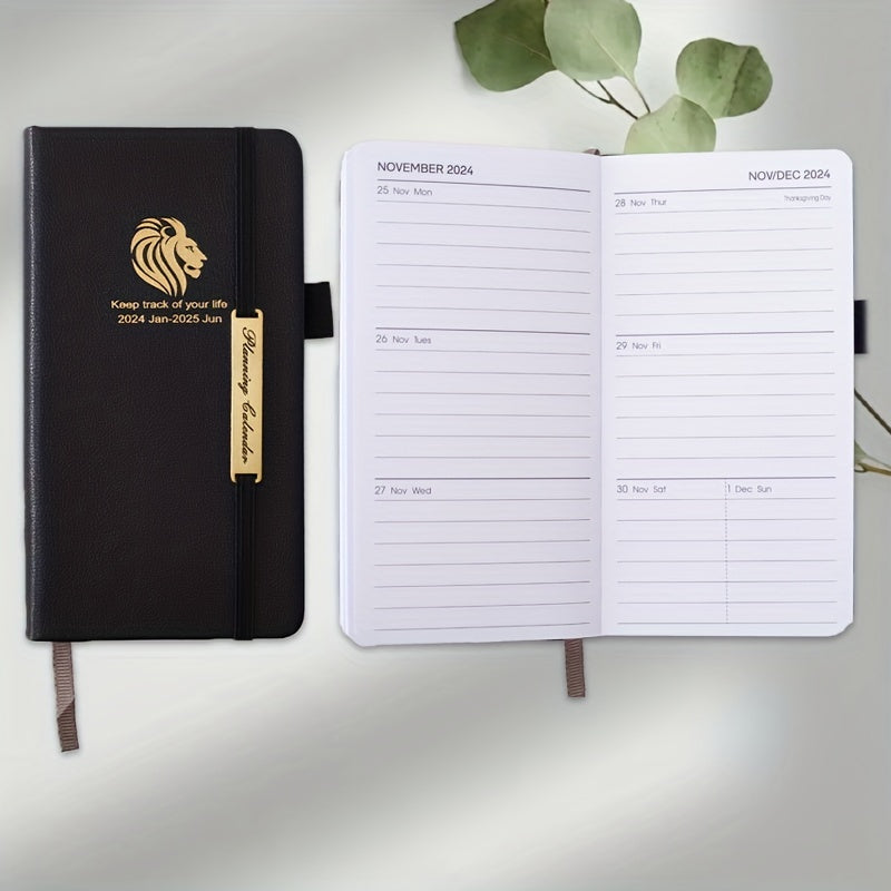 Leather A6 Academic Planner 1 6 18 Months Perfect for Teachers & Students