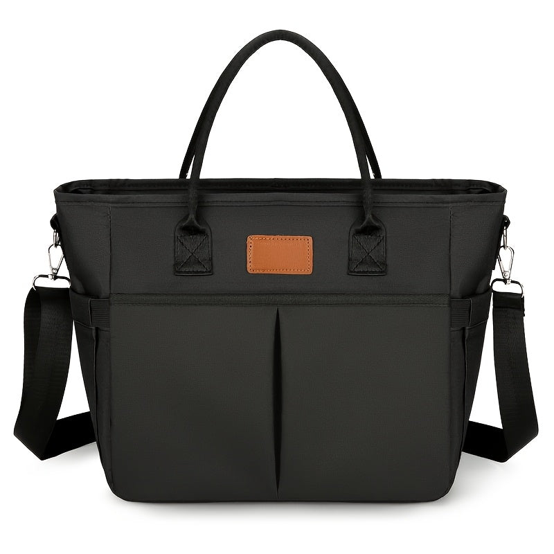 Large Capacity Insulated Lunch Tote with Mesh Pocket