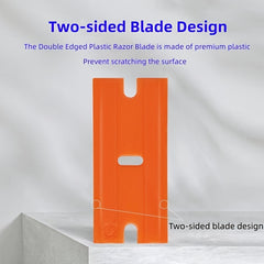 Plastic Razor Blade Scrapers for Glass Windshields and Auto Windows