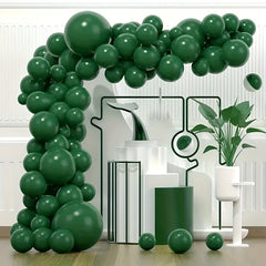 50 Dark Green Balloons 10 Inch Party Balloon Garland Holiday Birthday Supplies