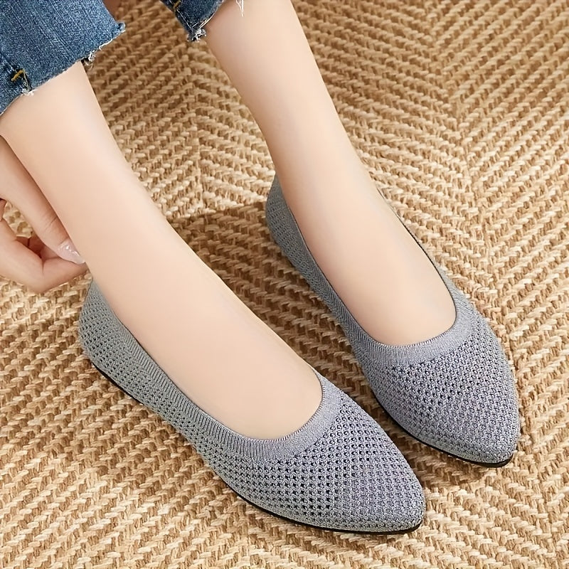 Women's Casual Slip On Point Toe Flat Shoes