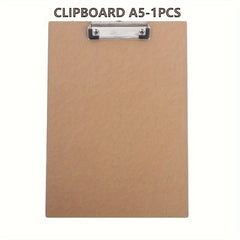 A5 Basics Hardboard Office Clipboards A5 Strong Paper Clips