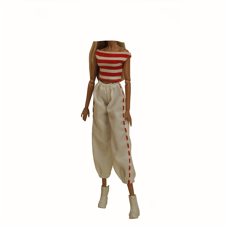 Office Lady Doll Jumpsuit Dress Bag Doll Accessories