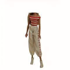 Office Lady Doll Jumpsuit Dress Bag Doll Accessories