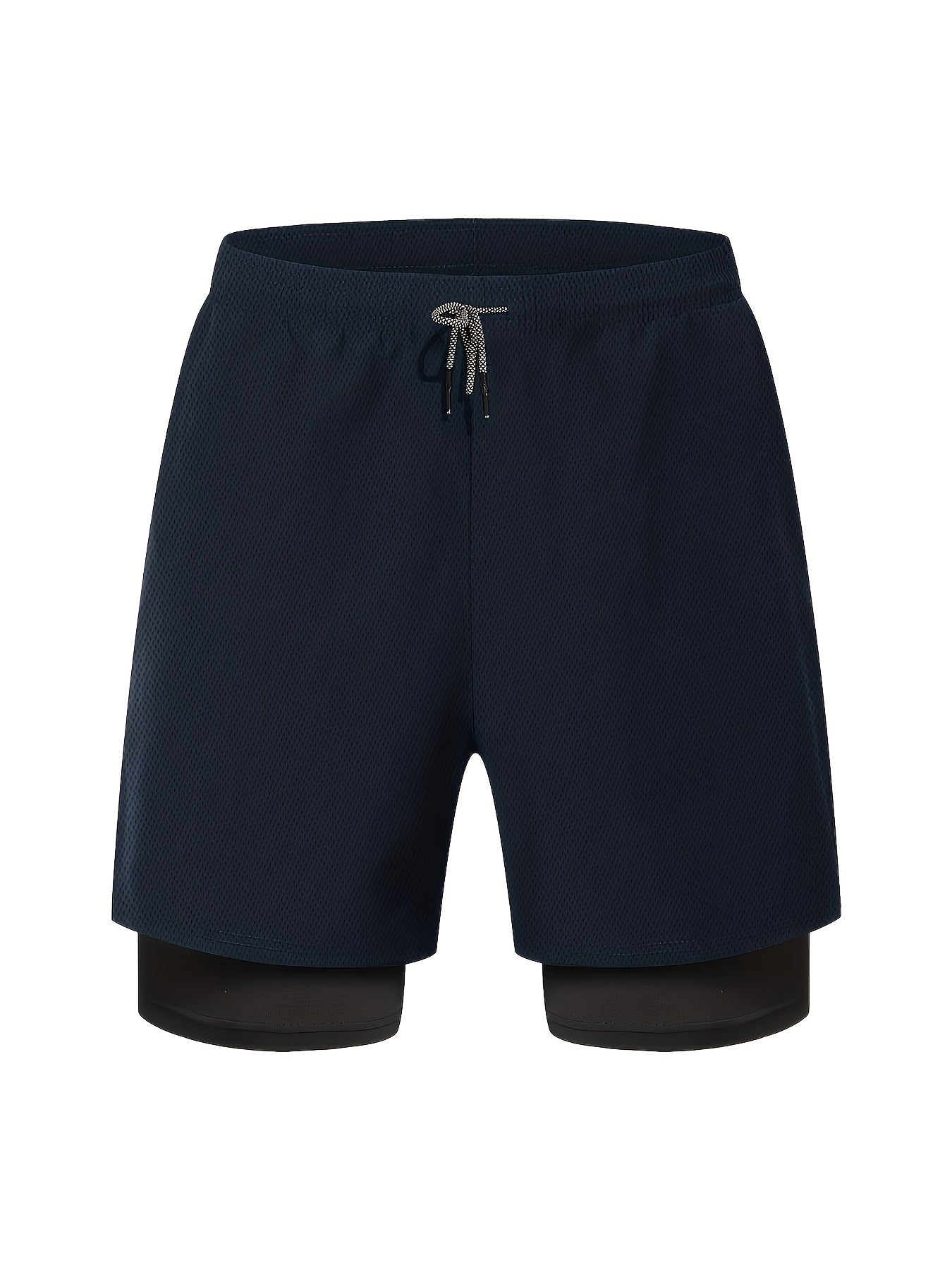 HOPLYNN Men's Running Shorts with Zipper Pocket Gym Workout