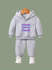 Pattern Long Sleeve Hooded Sweatshirt for Girls
