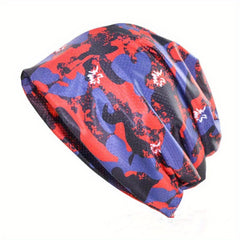 Mesh Stacking Cap Camouflage Pullover Thin Head Wrap