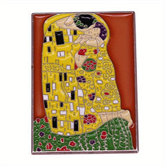 The Kiss Enamel Lapel Pin Backpack Brooch Jewelry Accessories