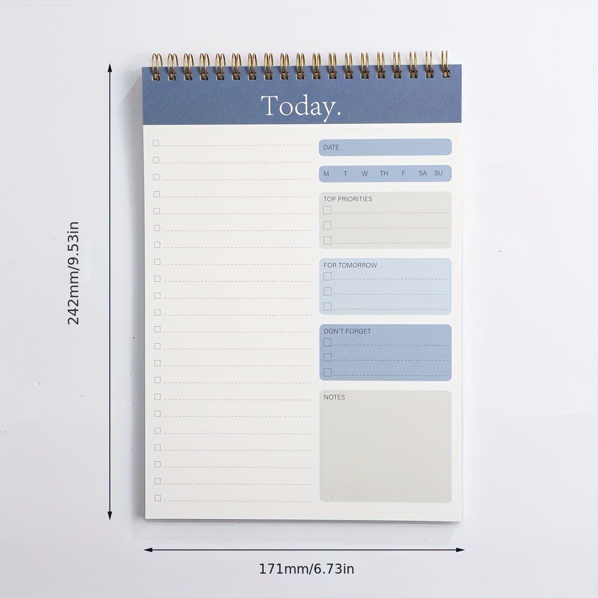 Simplified Portable Daily Calendar with English Versions