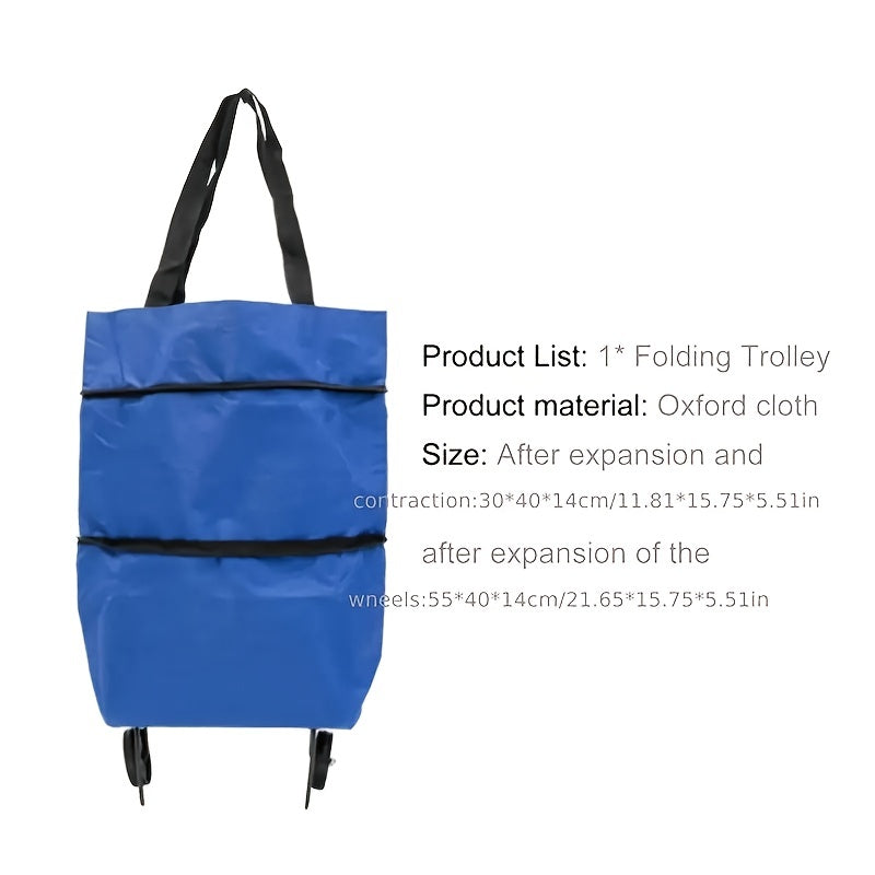 Grocery Cart Wheel Bag for Easy Shopping