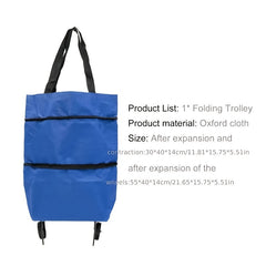 Grocery Cart Wheel Bag for Easy Shopping