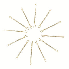 50pcs Golden Bobby Pins Non Slip Hair Clips for Girls Women
