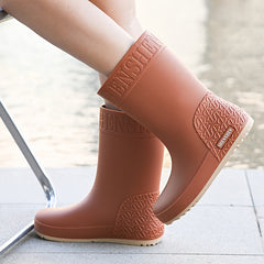Women's Stylish Waterproof High Tube Rain Boots
