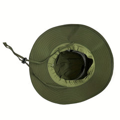 Sun Hat Windproof UV Protection Beach Mesh Sun Hat
