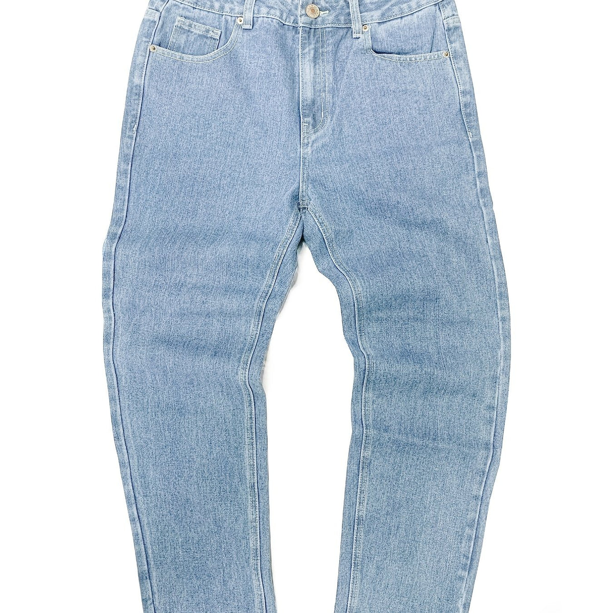 Men's Vintage Solid Straight Leg Denim Jeans