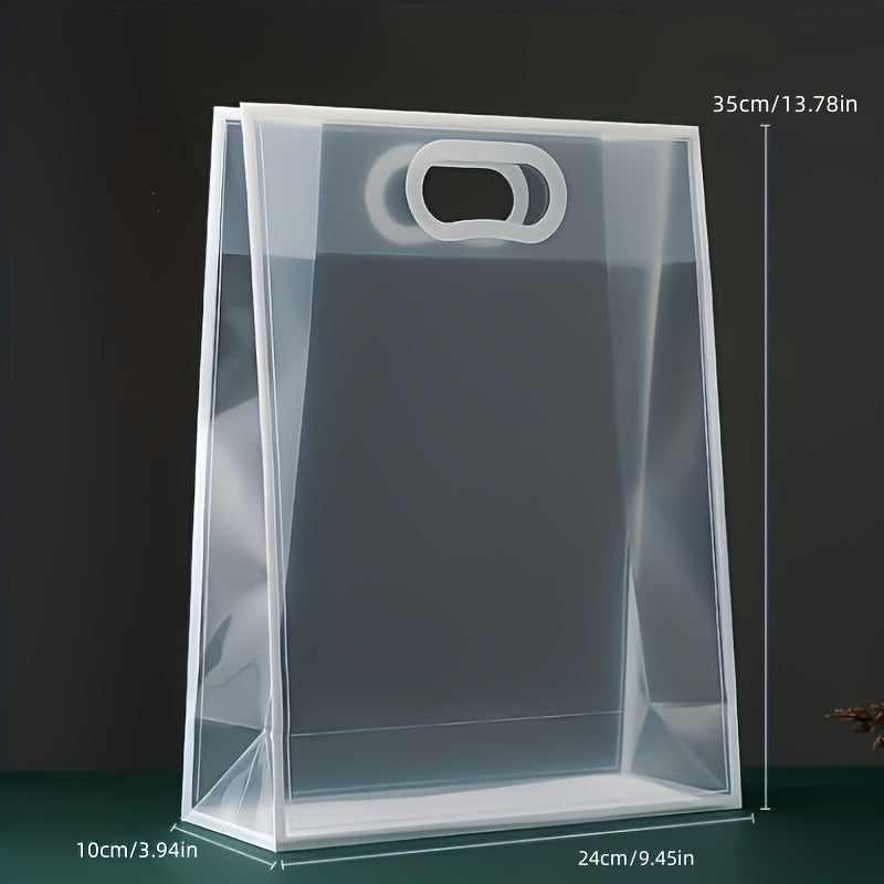 Clear PVC Handbag Large Cosmetic Shopping Toiletry Bag