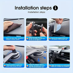 Telescopic Suction Cup Car Phone Holder Dashboard/Windshield Installation