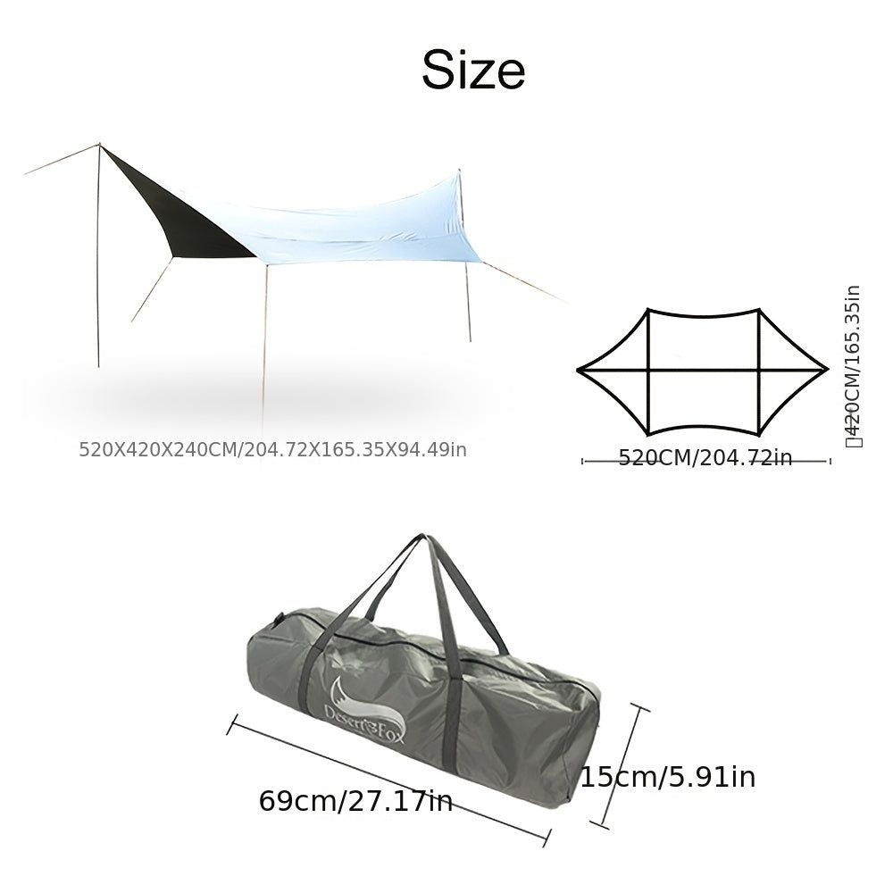 Waterproof Sunshade Canopy Cooling Shed Cloth for Camping