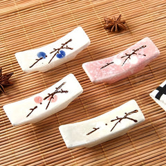 4pcs Japanese Chopsticks Holder Creative Ceramic Stand
