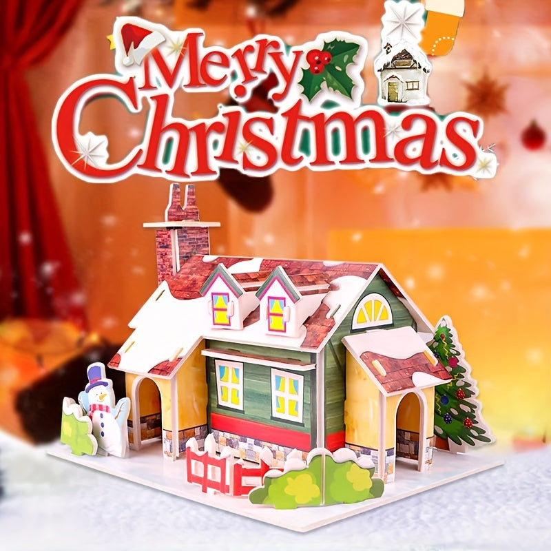 3D Jigsaw Puzzle Model Assembled House Room DIY Christmas Halloween Gift