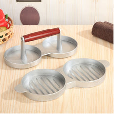 Double Hamburger Press Meat Patty Maker Mold