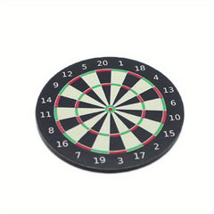 1:12 Scale Dartboard Model with Scoring Zones for Dollhouse Decor
