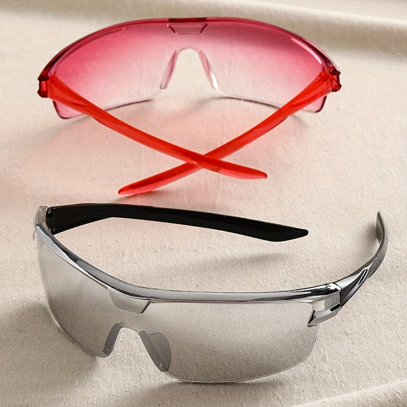 2 Pairs Semi Rimless Sports Sunglasses UV400 Sun Shades