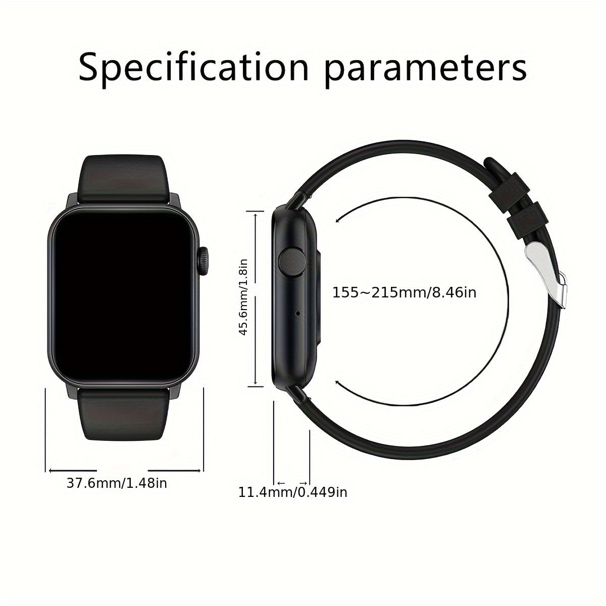 Sports Smart Watch 230Mah Large Magnetic Fast Charging