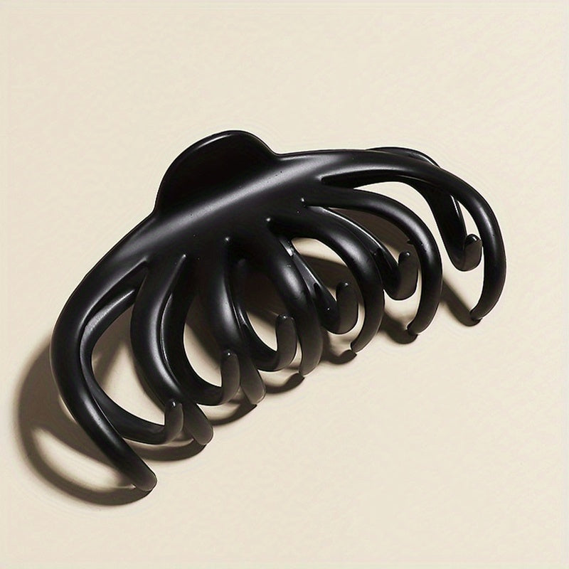 Vintage Leopard Octopus Hair Claw Nonslip Ponytail Holder