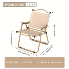 SUOLE Outdoor Folding Chair Camping Beach Fishing Portable Ultralight
