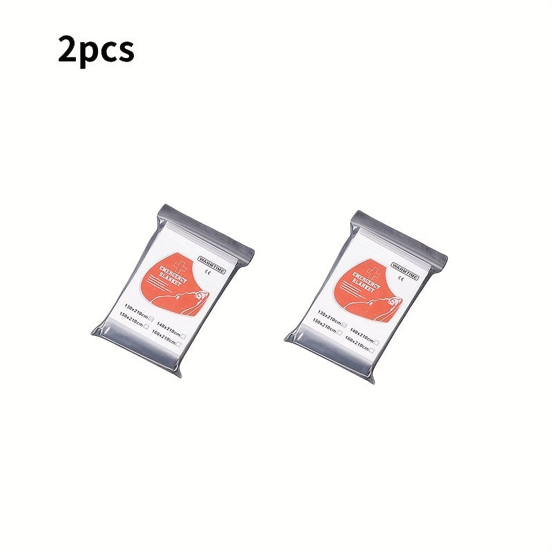 5pcs Emergency Warm Waterproof Blanket - Outdoor First Aid Thermal Blanket