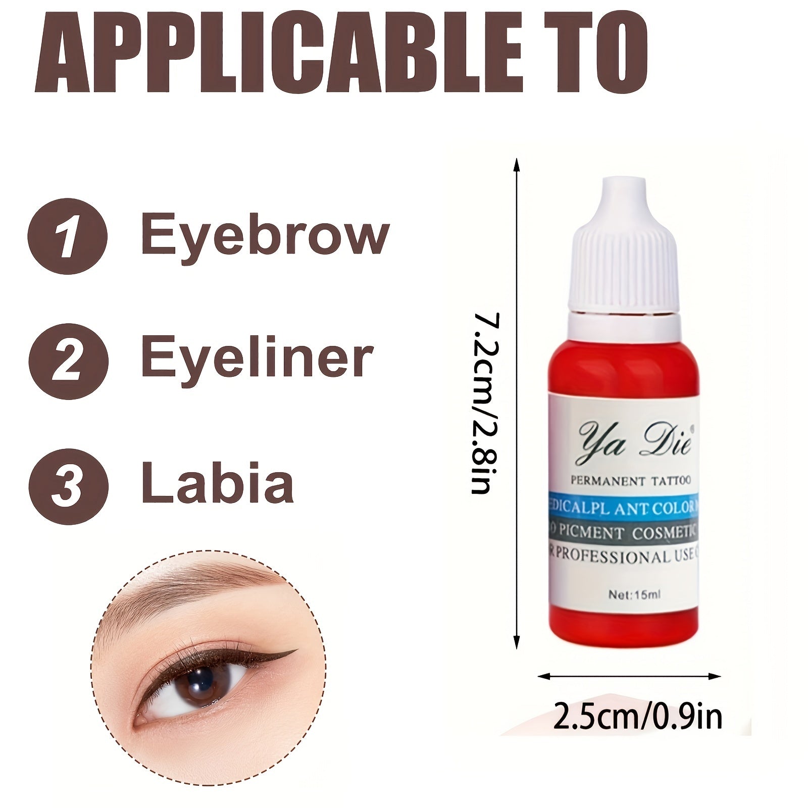 Permanent Makeup Tattoo Ink Pigment Set